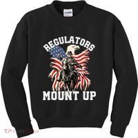 Regulators 4th Of July Independence Day Eagle Kids Sweatshirt thumb 0
