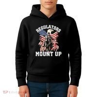 Regulators 4th Of July Independence Day Eagle Kids Hoodie thumb 4