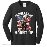 Regulators 4th Of July Independence Day Eagle Kids Long Sleeve Shirt thumb 0