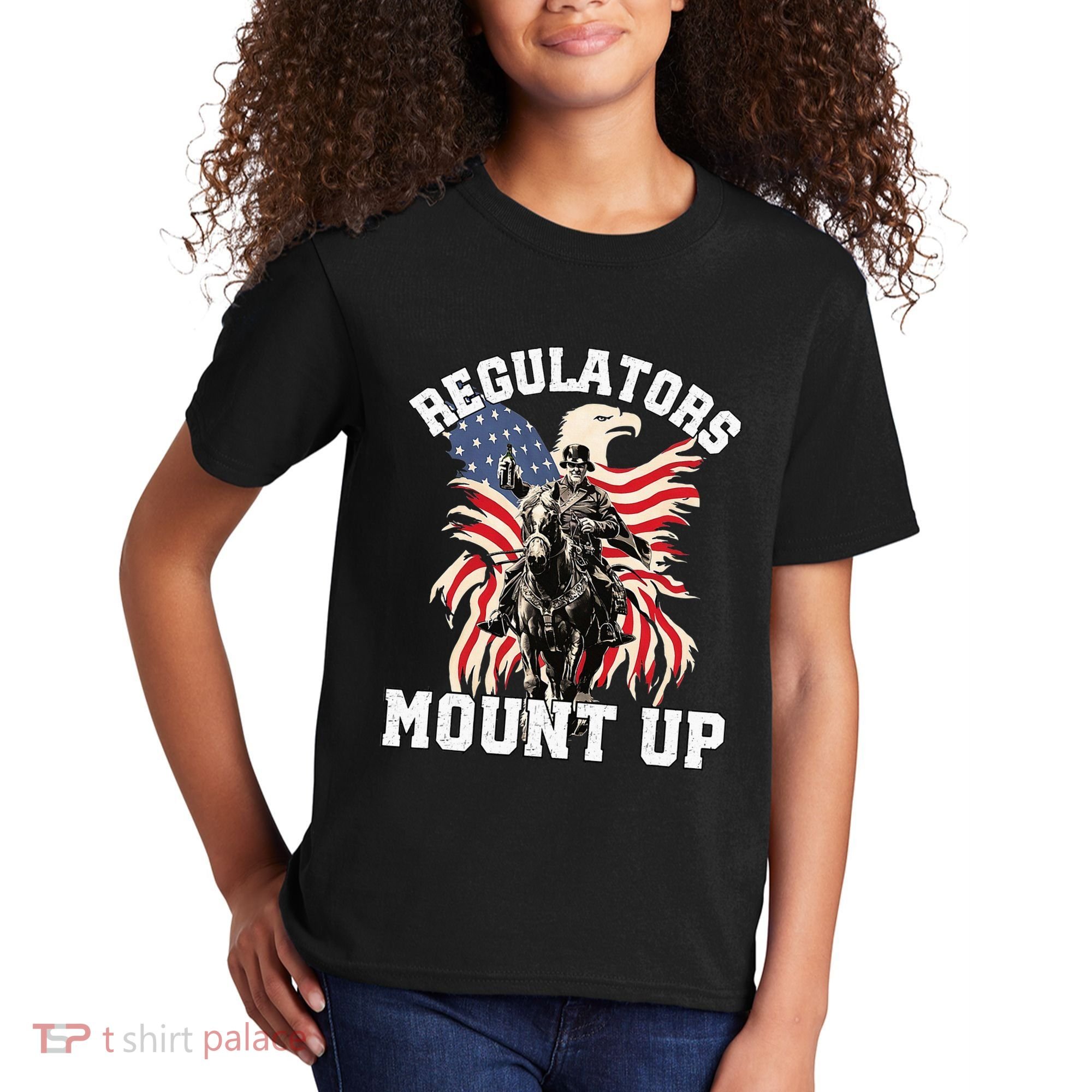 Regulators 4th Of July Independence Day Eagle Kids T-Shirt