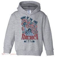 Retro 4th Of July Toddler Hoodie thumb 0