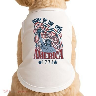 Retro 4th Of July Doggie Tank