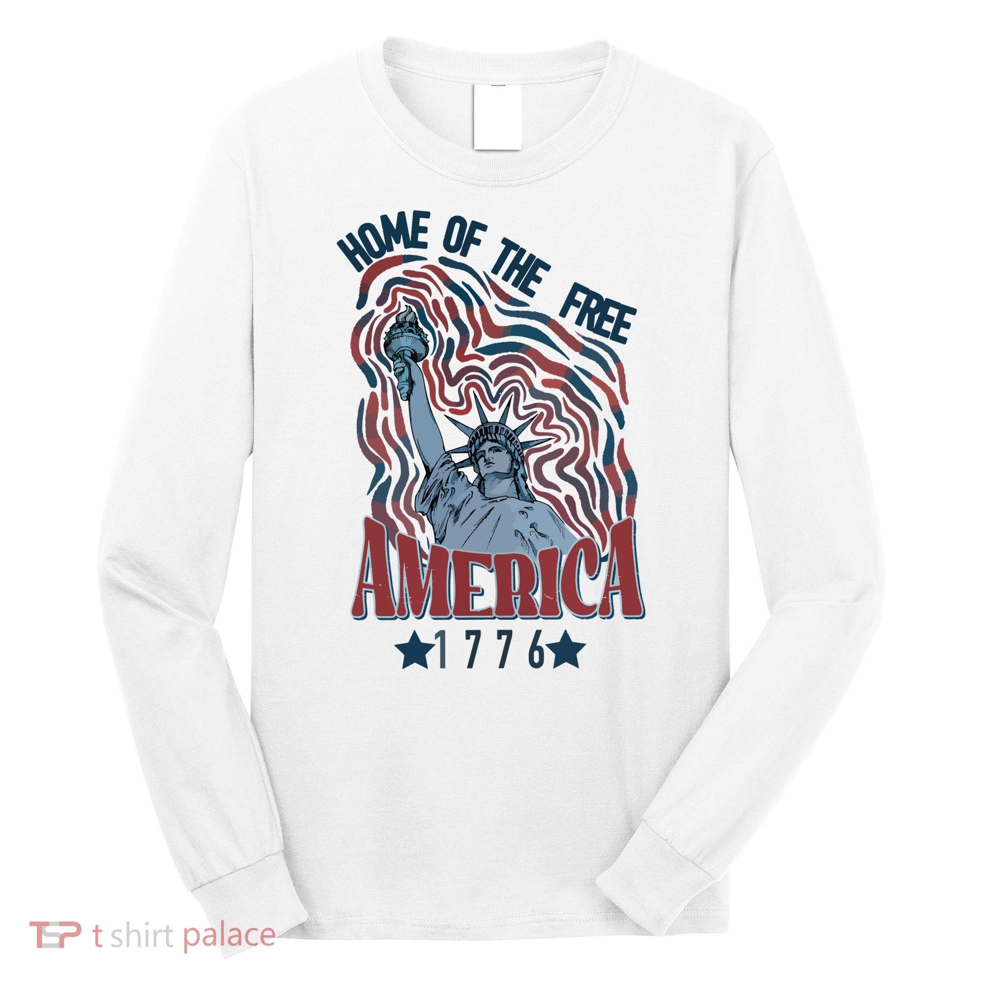 Retro 4th Of July Long Sleeve Shirt