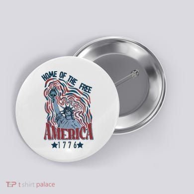 Retro 4th Of July Button