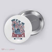 Retro 4th Of July Button thumb 0