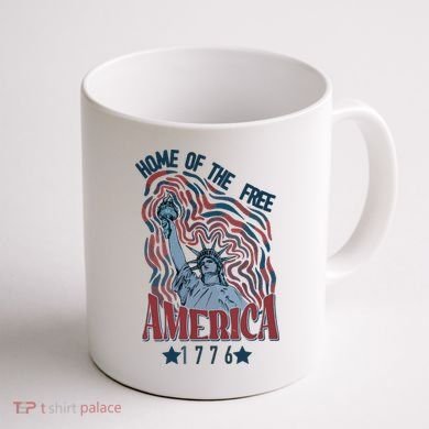 Retro 4th Of July Coffee Mug back