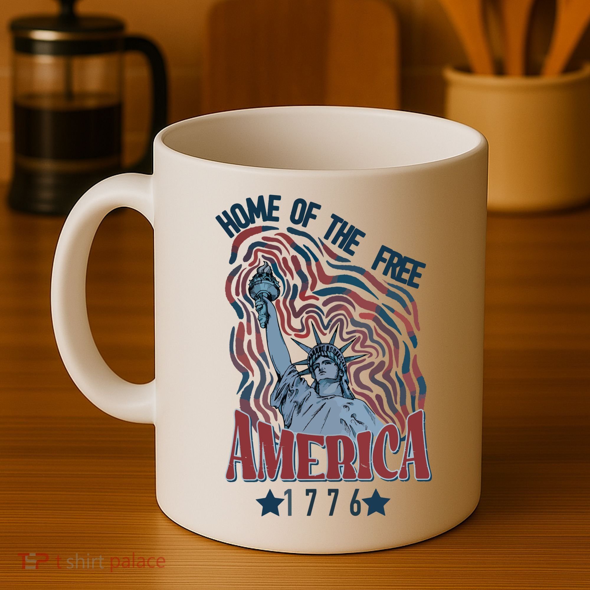 Retro 4th Of July Coffee Mug
