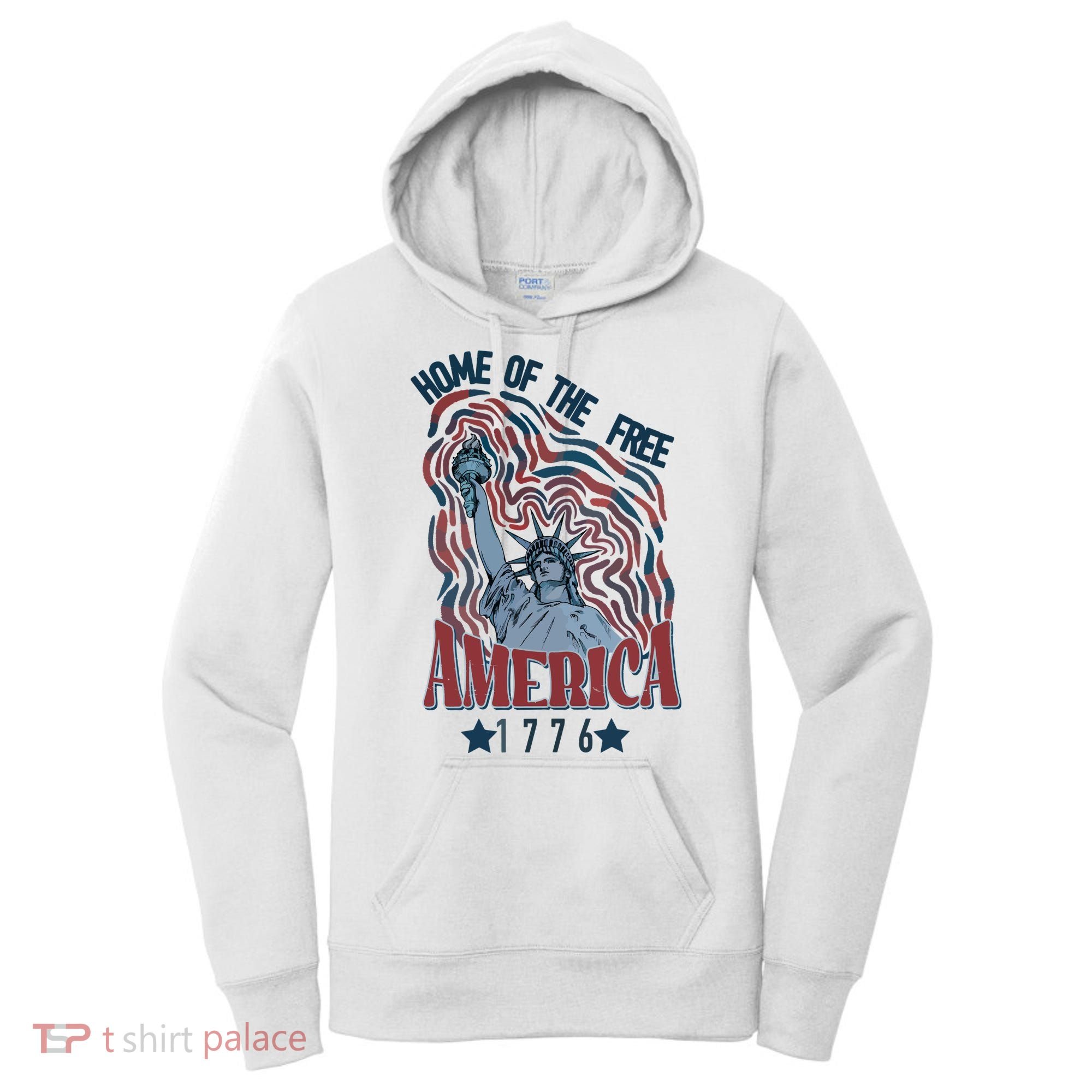 Retro 4th Of July Women's Hoodie