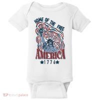 Retro 4th Of July Baby Bodysuit thumb 0