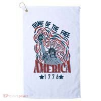 Retro 4th Of July Golf Towel thumb 0