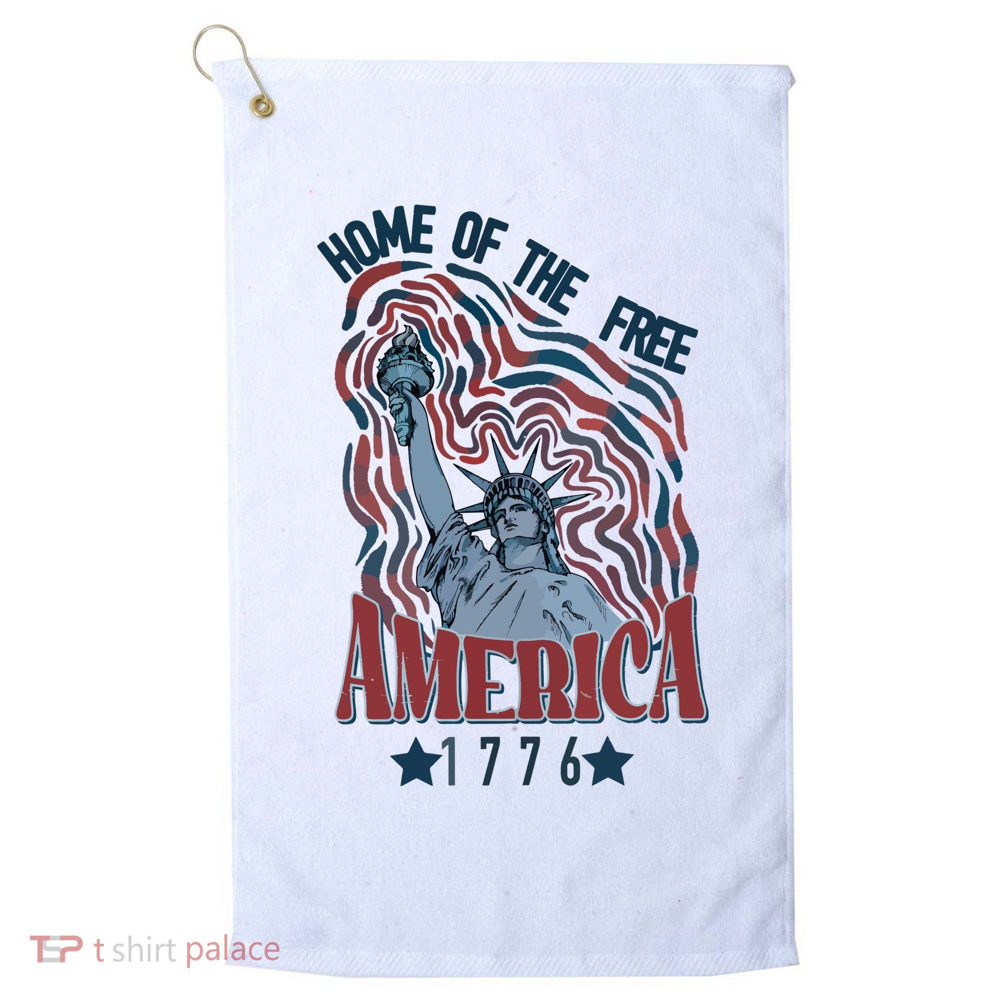 Retro 4th Of July Golf Towel
