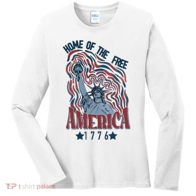Retro 4th Of July Women's Long Sleeve Shirt