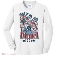 Retro 4th Of July Kids Long Sleeve Shirt thumb 0