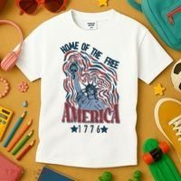 Retro 4th Of July Kids T-Shirt thumb 3