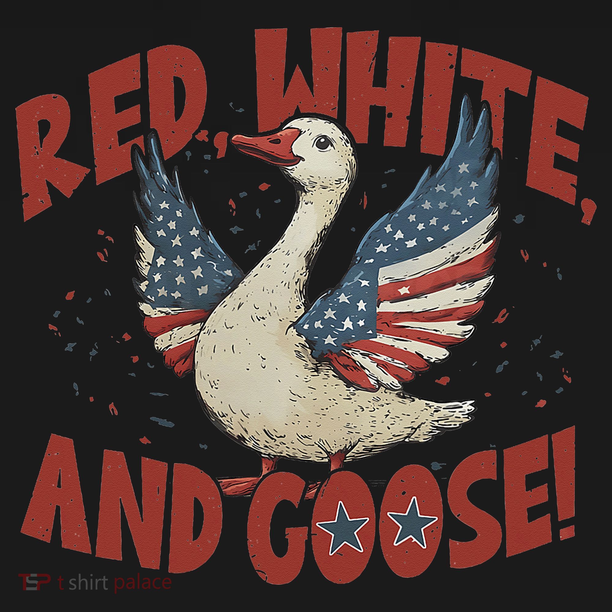 Retro 4th Of July Goose America Coquette Memorial Day Gifts Women's Tank Top