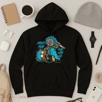 Retro 5 Aqua Tee Kicks 90s Rare Breed Aqua 5s Hoodie thumb 3