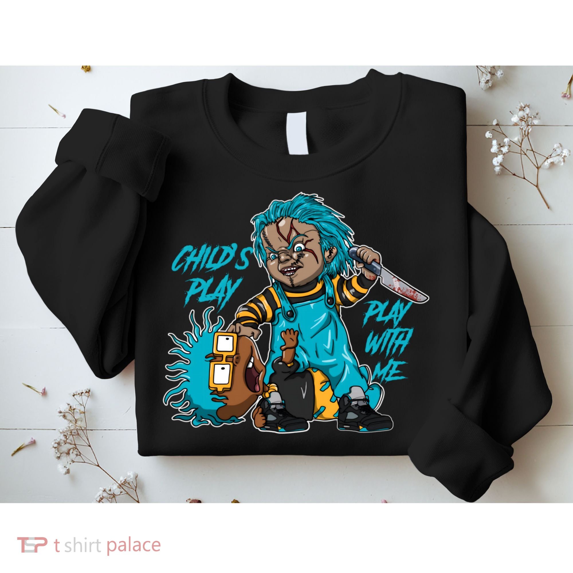 Retro 5 Aqua Tee Kicks 90s Rare Breed Aqua 5s Sweatshirt