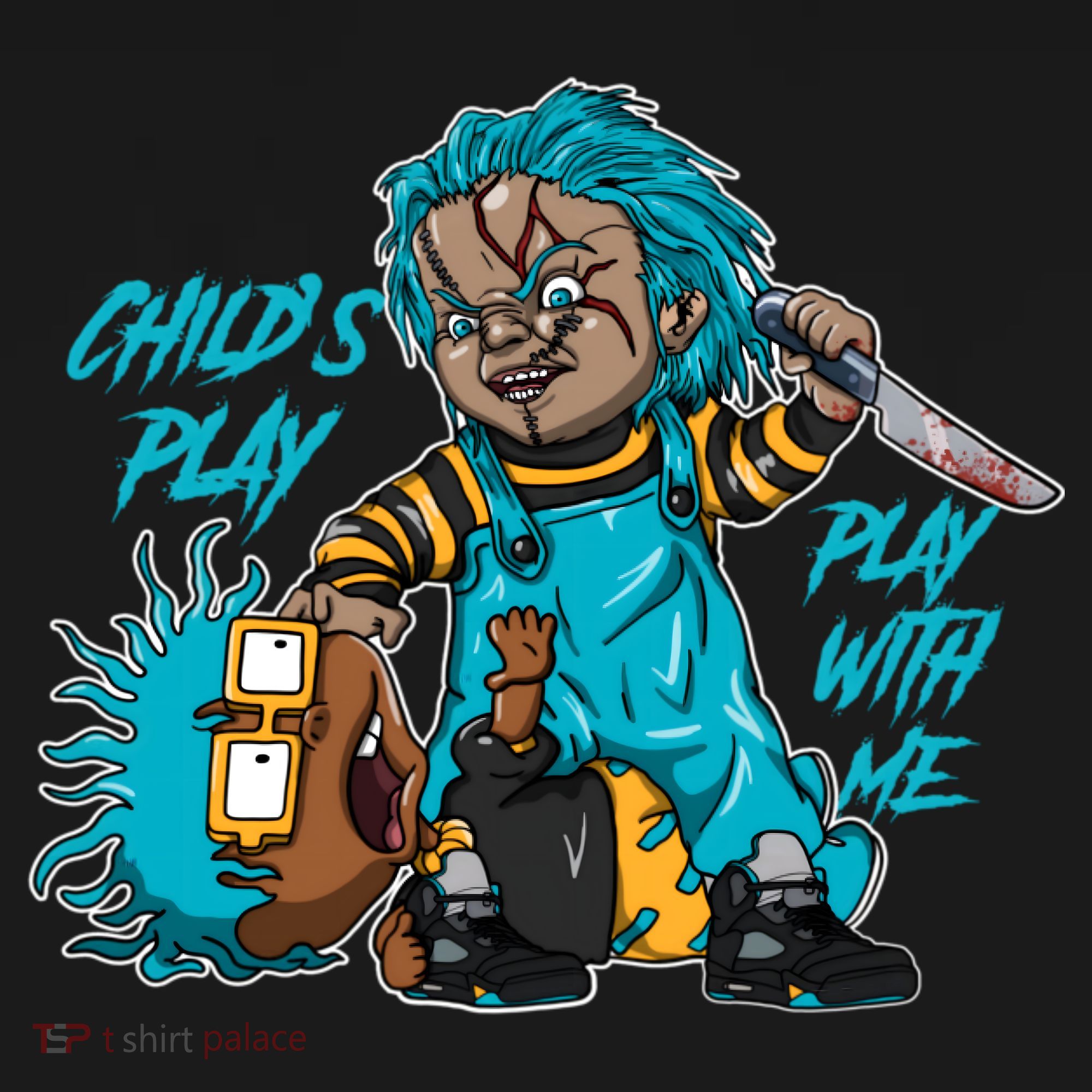 Retro 5 Aqua Tee Kicks 90s Rare Breed Aqua 5s T-Shirt