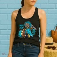 Retro 5 Aqua Tee Kicks 90s Rare Breed Aqua 5s Women's Tank Top thumb 2