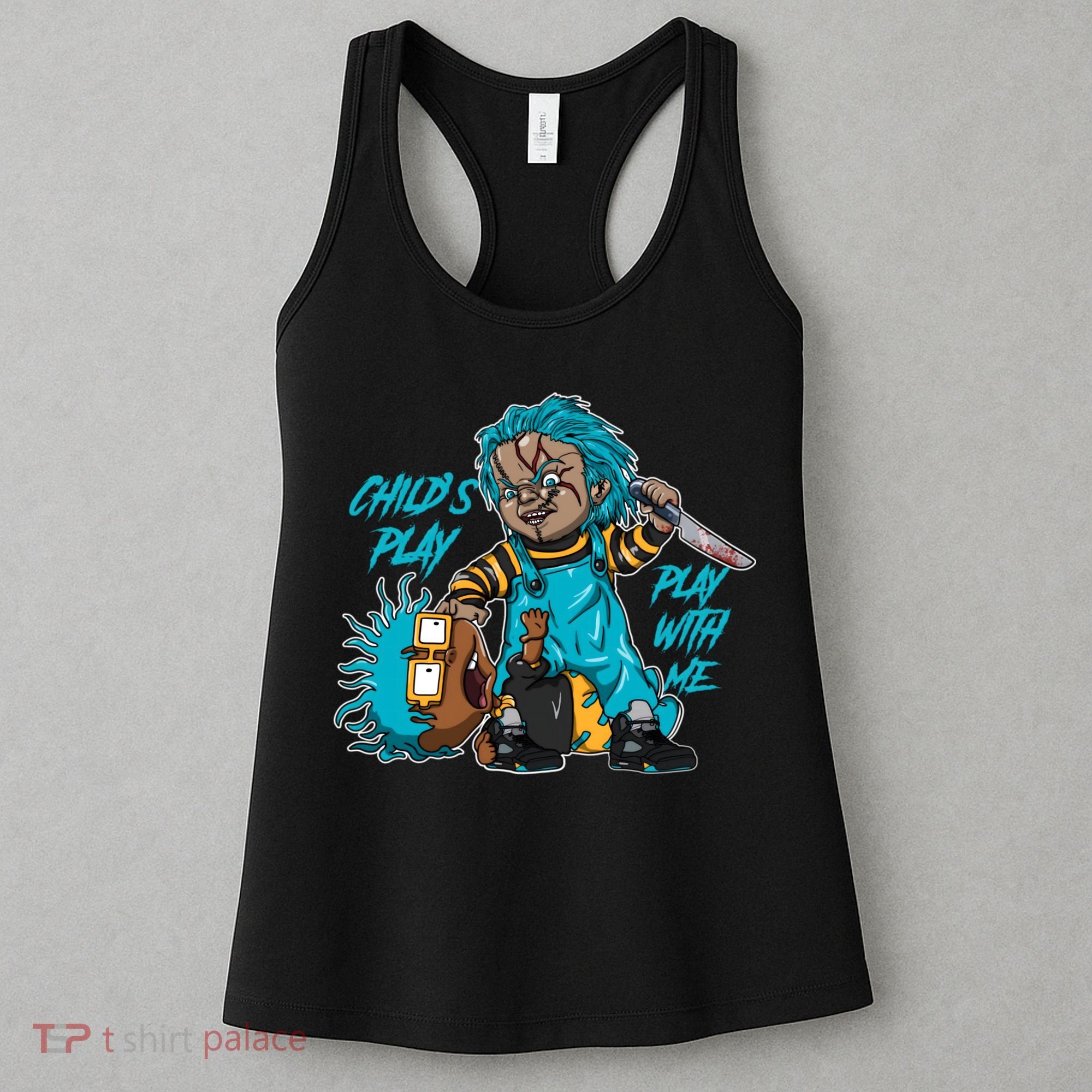 Retro 5 Aqua Tee Kicks 90s Rare Breed Aqua 5s Women's Tank Top