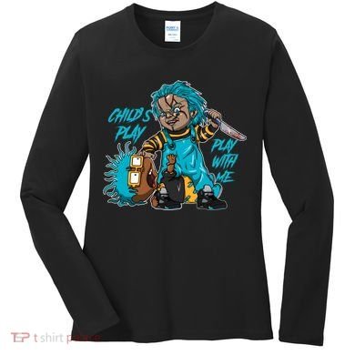Retro 5 Aqua Tee Kicks 90s Rare Breed Aqua 5s Women's Long Sleeve Shirt