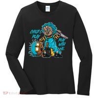 Retro 5 Aqua Tee Kicks 90s Rare Breed Aqua 5s Women's Long Sleeve Shirt thumb 0