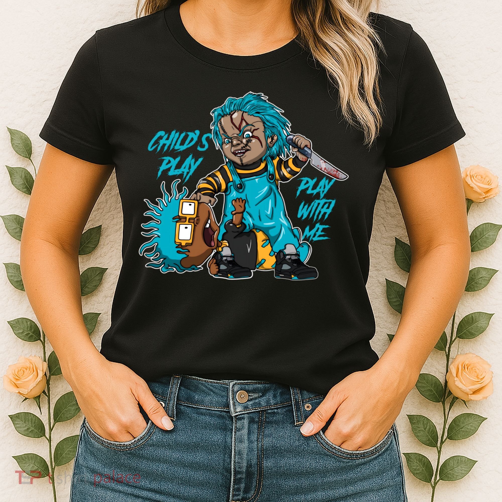 Retro 5 Aqua Tee Kicks 90s Rare Breed Aqua 5s Women's T-Shirt