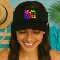 Retro 60's Drag Is Not A Crime Visor thumb 2