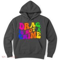 Retro 60's Drag Is Not A Crime Hoodie thumb 0
