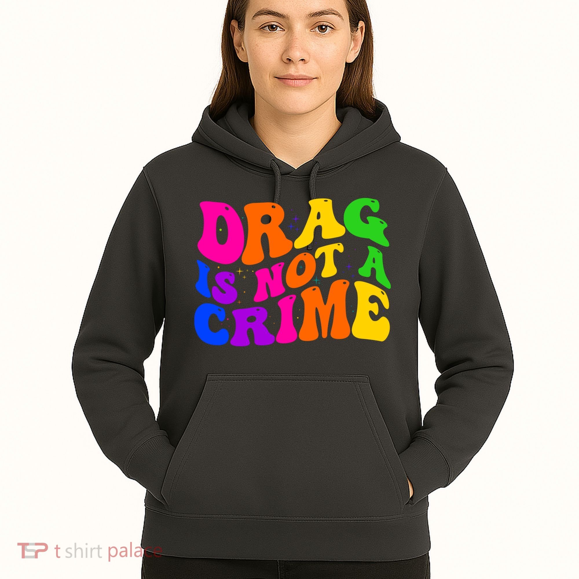 Retro 60's Drag Is Not A Crime Hoodie