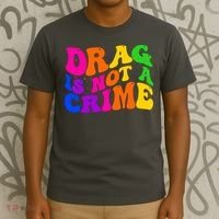 Retro 60's Drag Is Not A Crime T-Shirt thumb 3