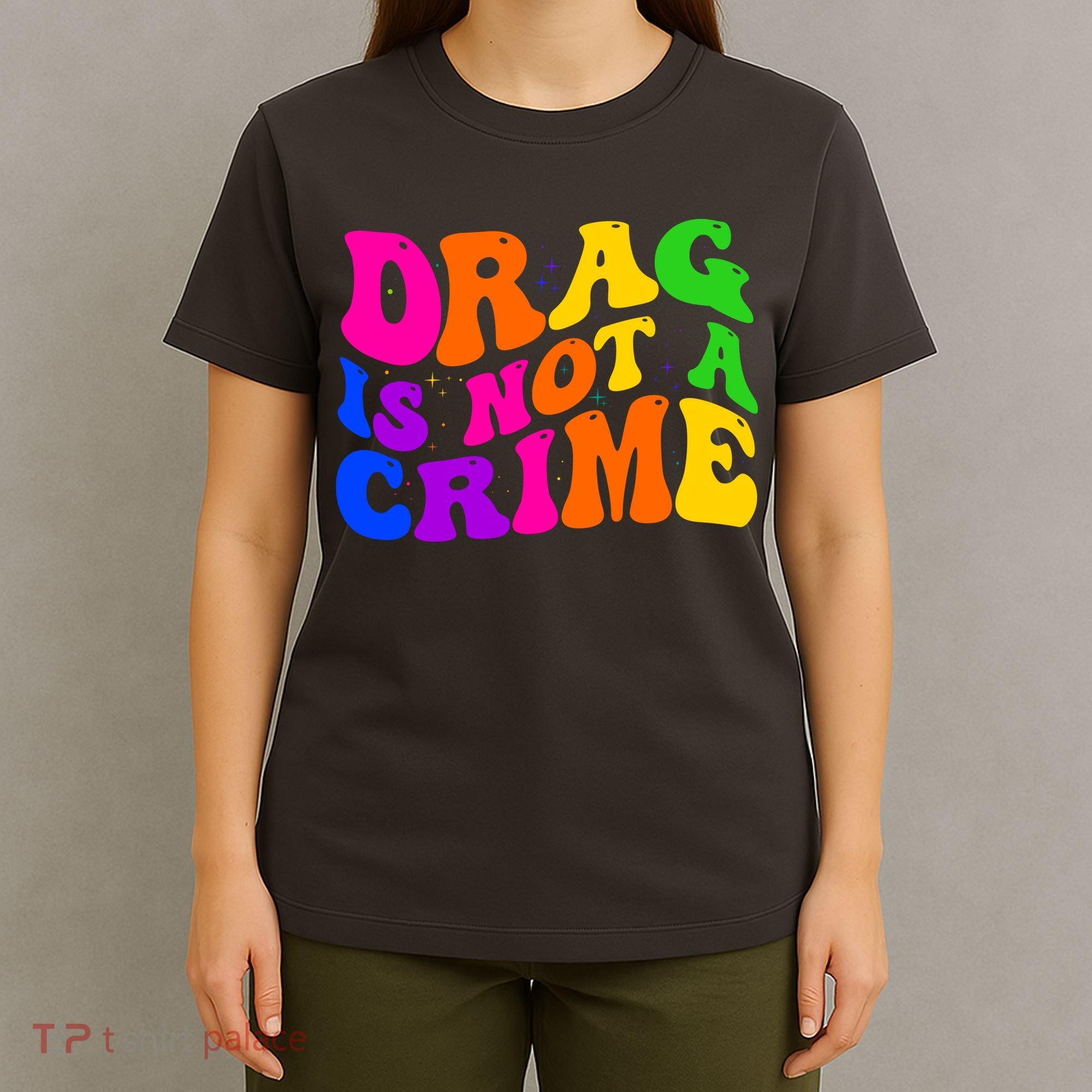 Retro 60's Drag Is Not A Crime T-Shirt