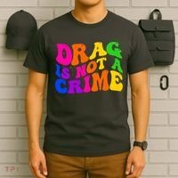 Retro 60's Drag Is Not A Crime T-Shirt thumb 6