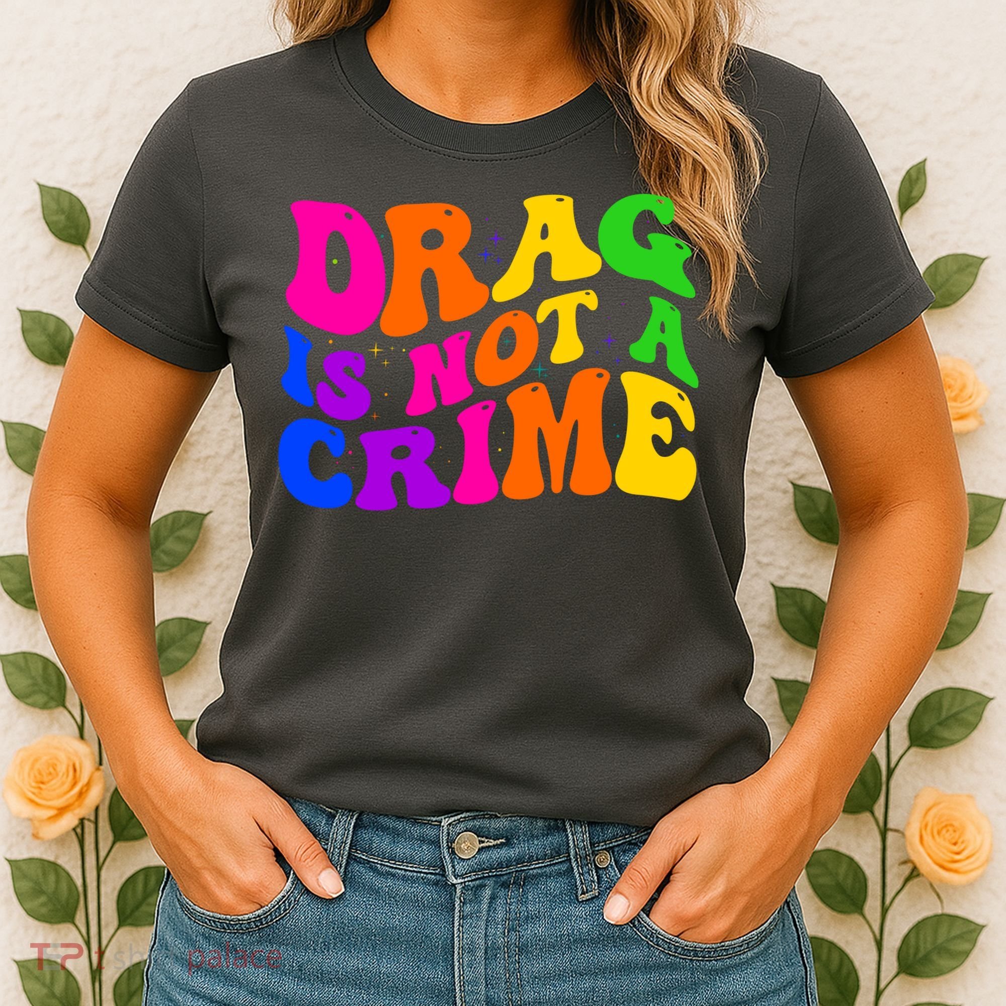 Retro 60's Drag Is Not A Crime Women's T-Shirt