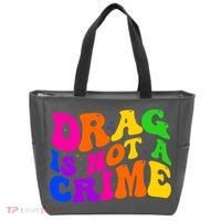 Retro 60's Drag Is Not A Crime Tote Bag thumb 0