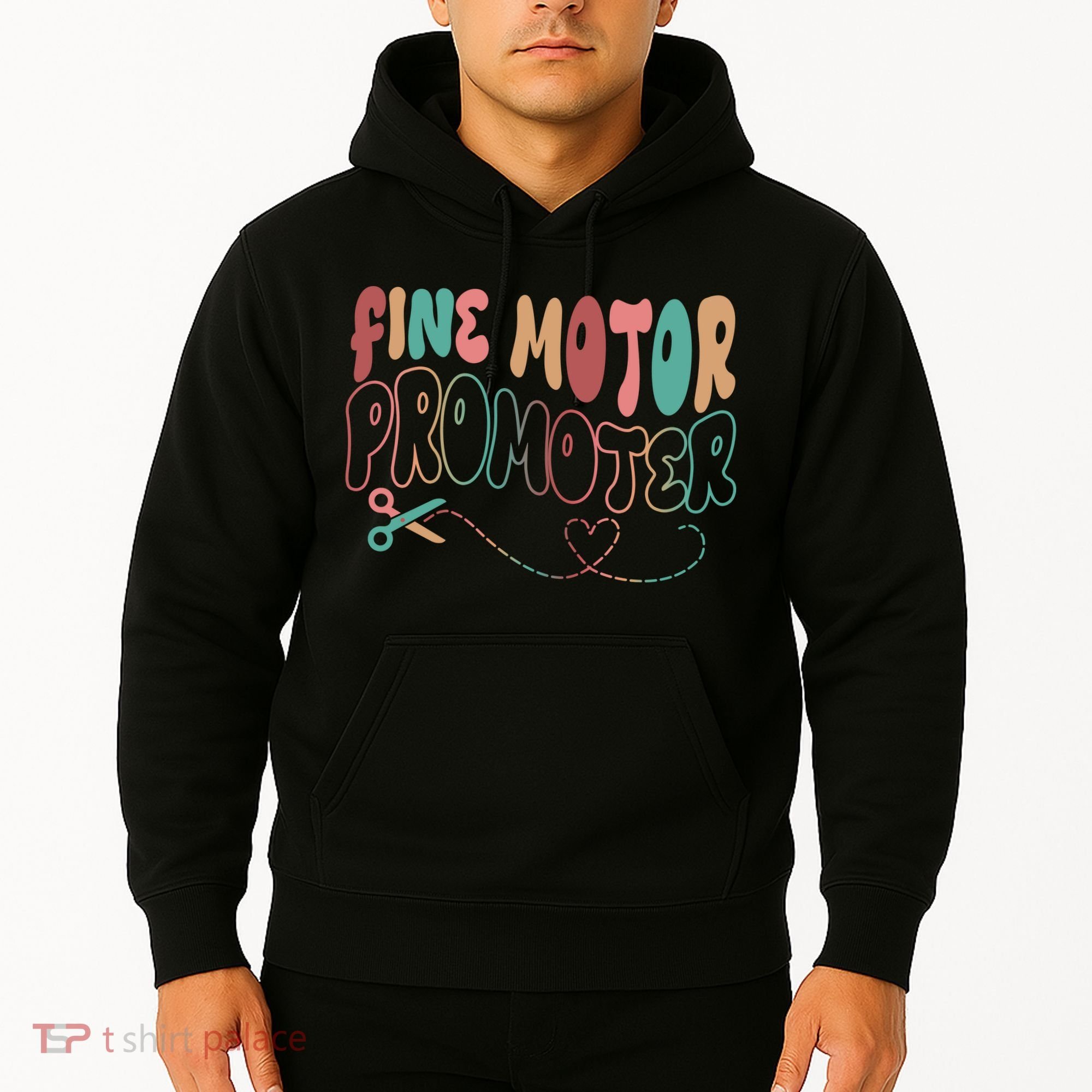 Retro 60s Fine Motor Promoter Occupational Therapy Hoodie
