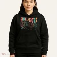 Retro 60s Fine Motor Promoter Occupational Therapy Hoodie thumb 5