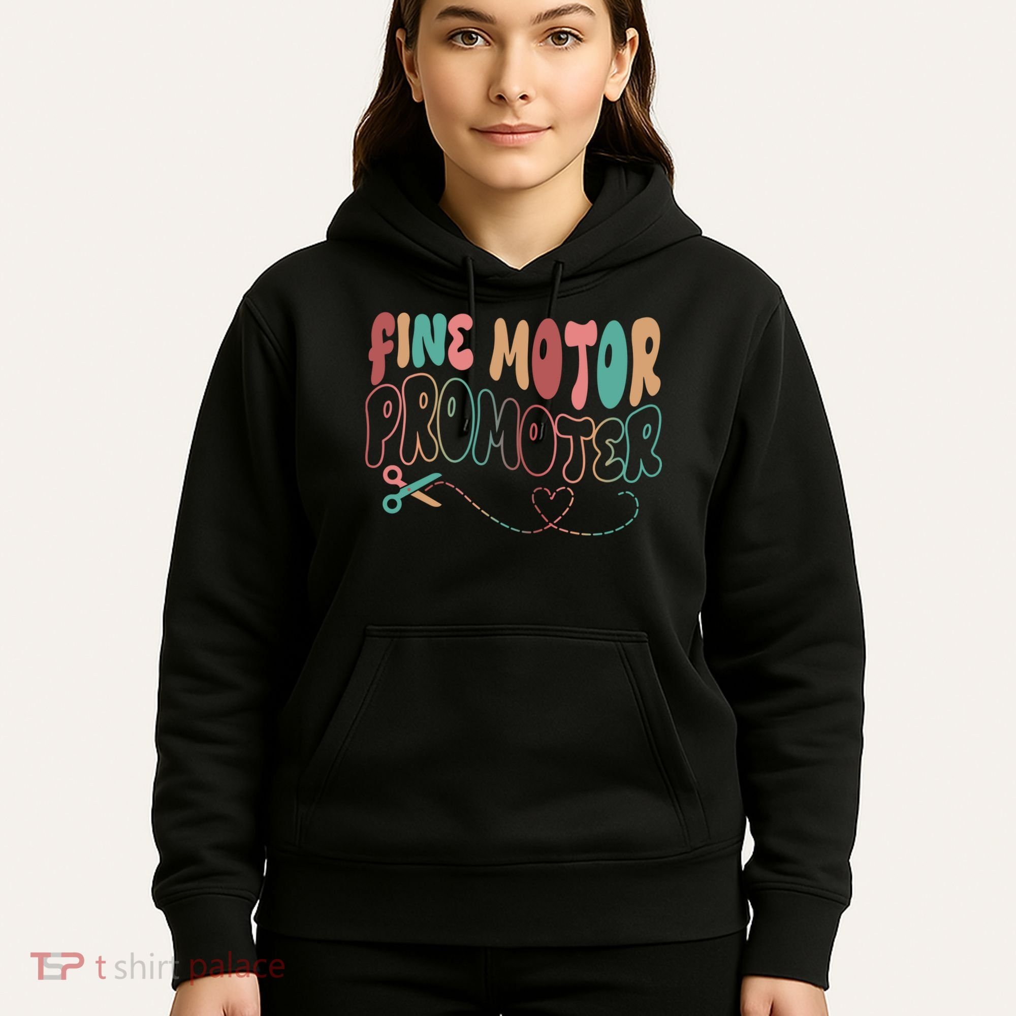 Retro 60s Fine Motor Promoter Occupational Therapy Hoodie