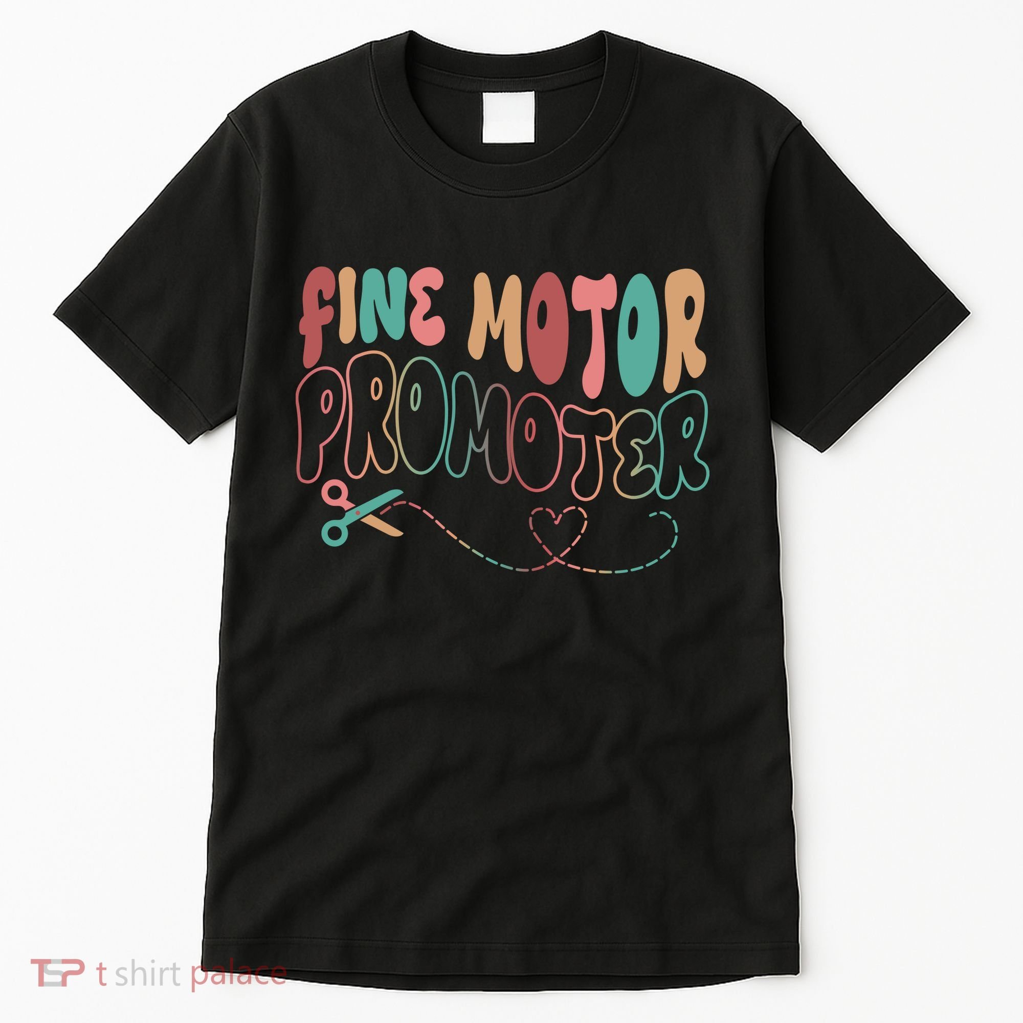 Retro 60s Fine Motor Promoter Occupational Therapy Tall T-Shirt