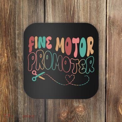 Retro 60s Fine Motor Promoter Occupational Therapy Coaster