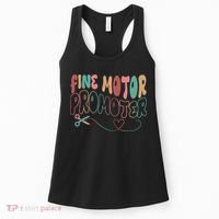 Retro 60s Fine Motor Promoter Occupational Therapy Women's Tank Top thumb 0