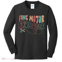 Retro 60s Fine Motor Promoter Occupational Therapy Kids Long Sleeve Shirt thumb 0