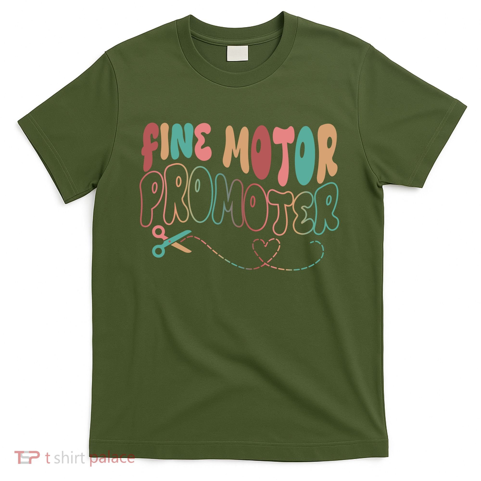 Retro 60s Fine Motor Promoter Occupational Therapy T-Shirt