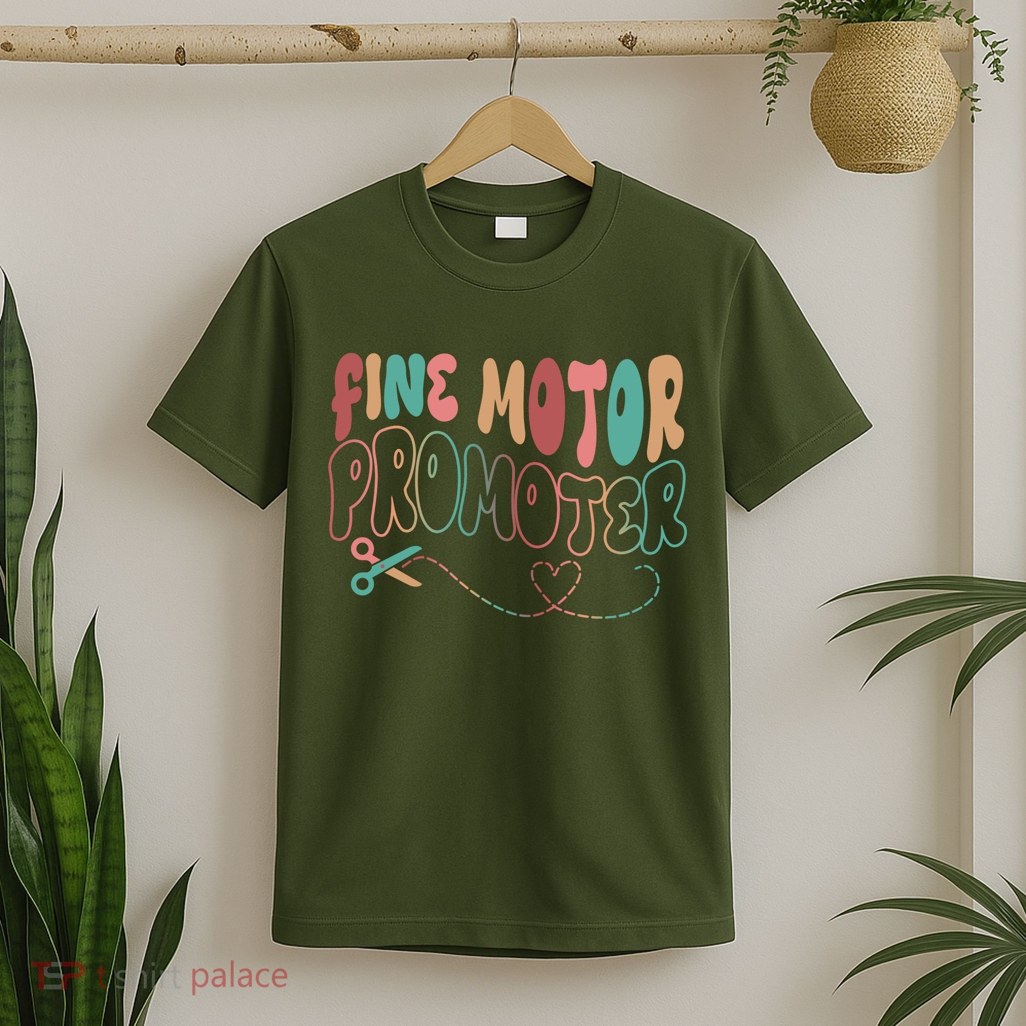 Retro 60s Fine Motor Promoter Occupational Therapy T-Shirt