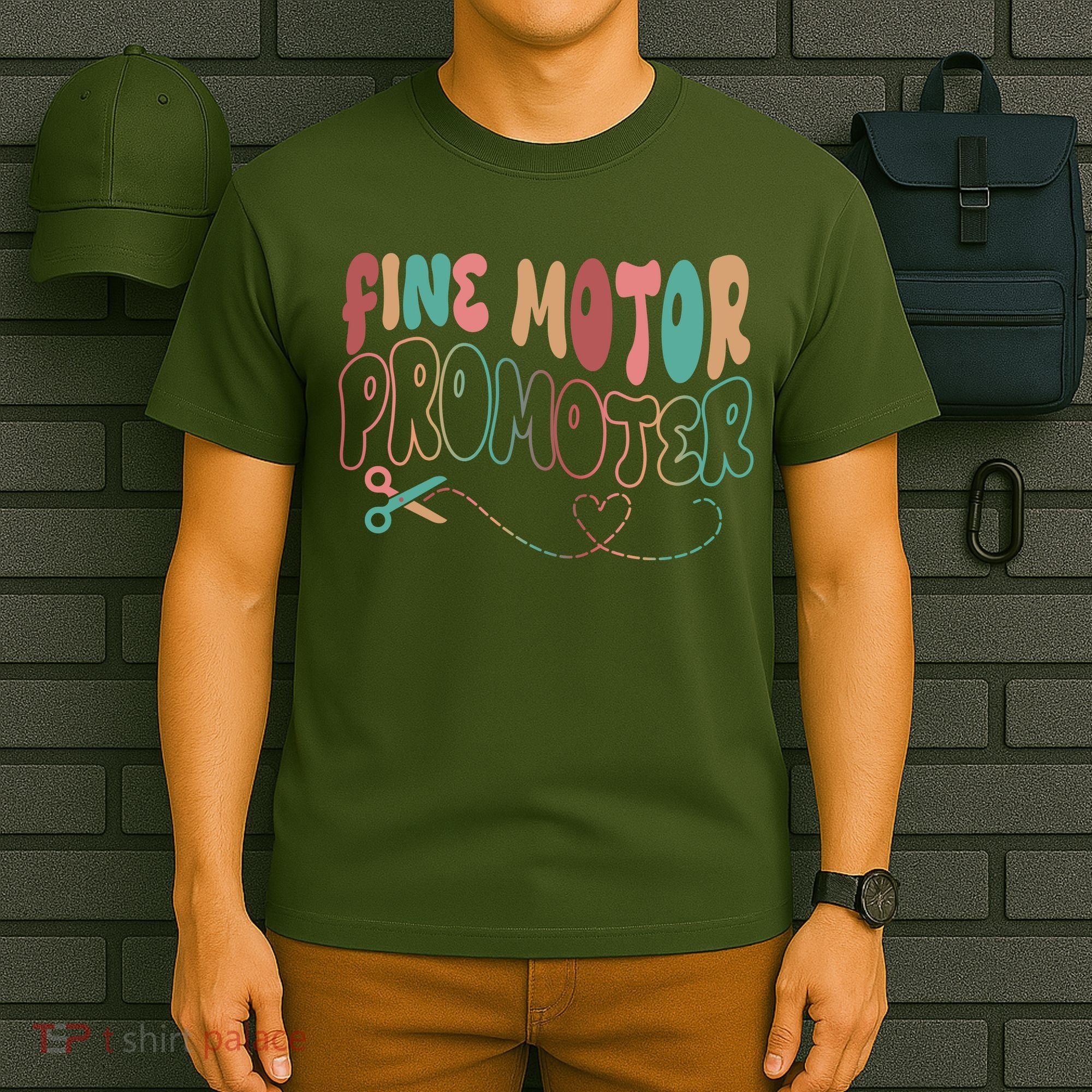 Retro 60s Fine Motor Promoter Occupational Therapy T-Shirt