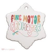 Retro 60s Fine Motor Promoter Occupational Therapy Ceramic Ornament thumb 0
