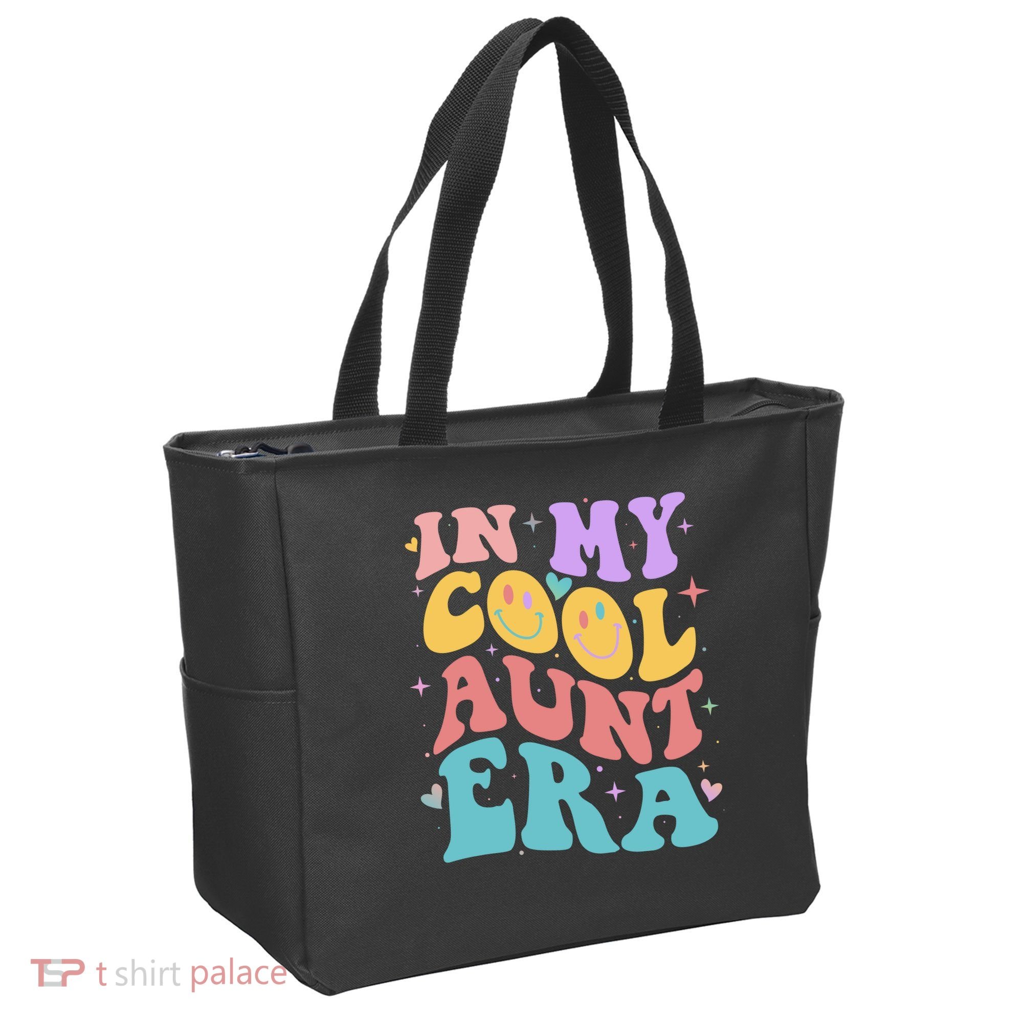 Retro 60s Hippie In My Cool Aunt Era Tote Bag