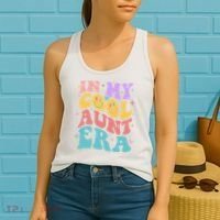 Retro 60s Hippie In My Cool Aunt Era Women's Tank Top thumb 2
