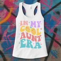 Retro 60s Hippie In My Cool Aunt Era Women's Tank Top thumb 3