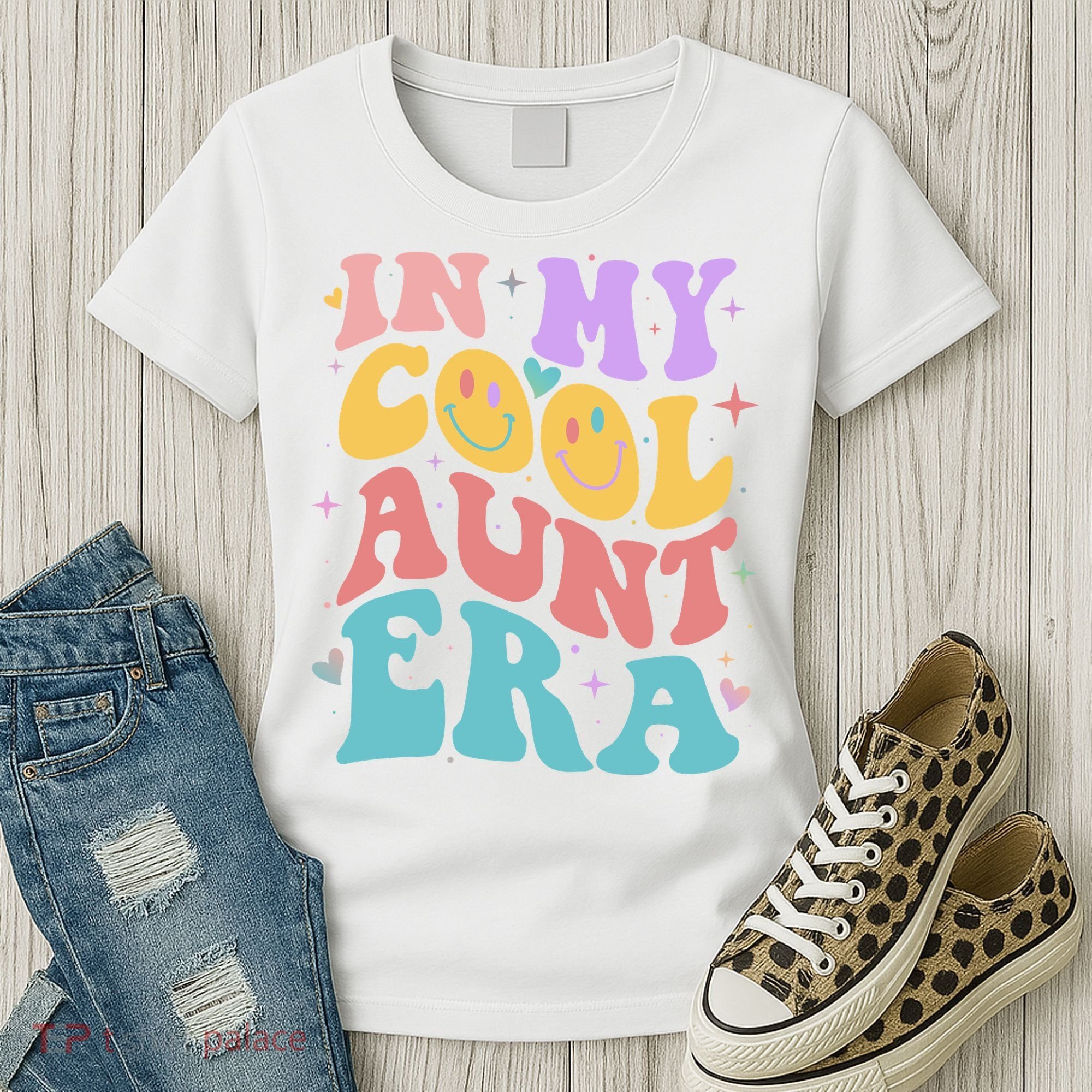 Retro 60s Hippie In My Cool Aunt Era Women's T-Shirt